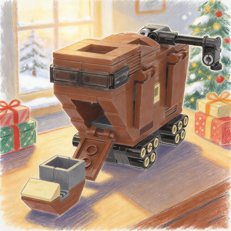 184pcs MOC Star Battle Microfighter Style Sandcrawler Model Building Blocks Construction Toys Christmas Gift Brick Kids Idea