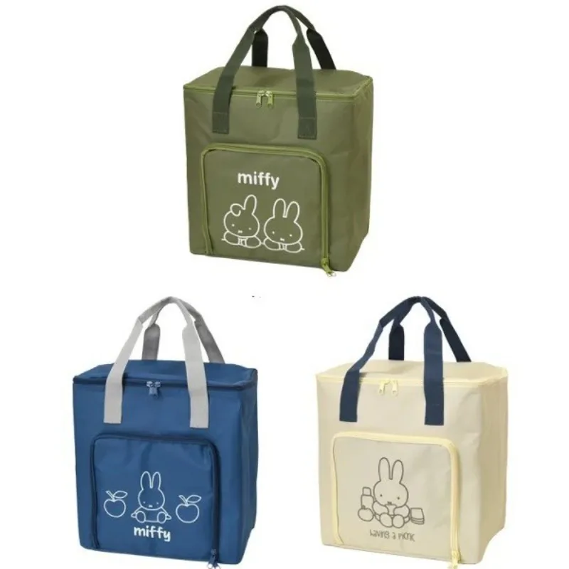 

Hot Cute Miffy Series Handheld Bento Bag Cartoon Creativity Thickened Large-capacity Print Portable Thermal Insulation Bag