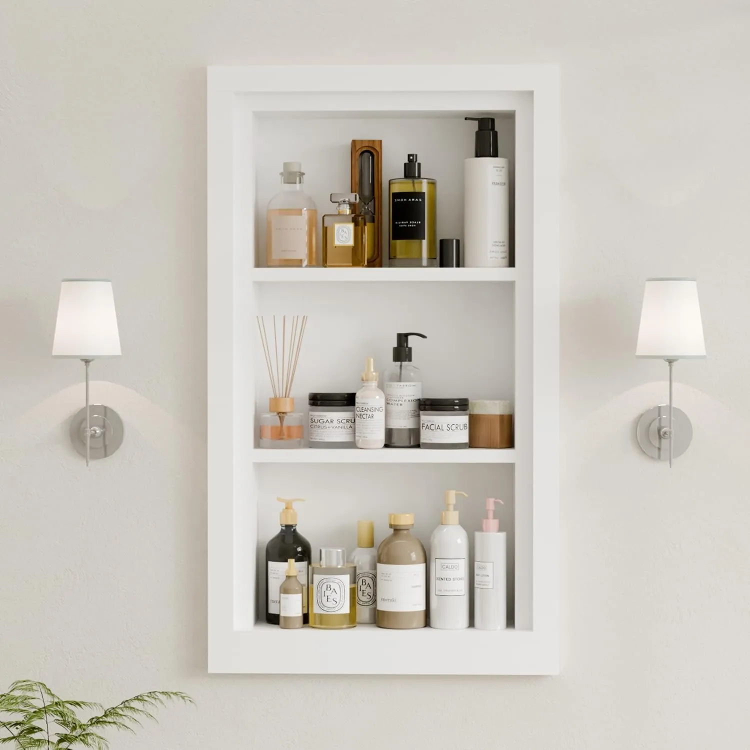 

Шкафчик для медикаментов из массива дерева 14x24, встраиваемый, 3-уровневый, органайзер для лекарств