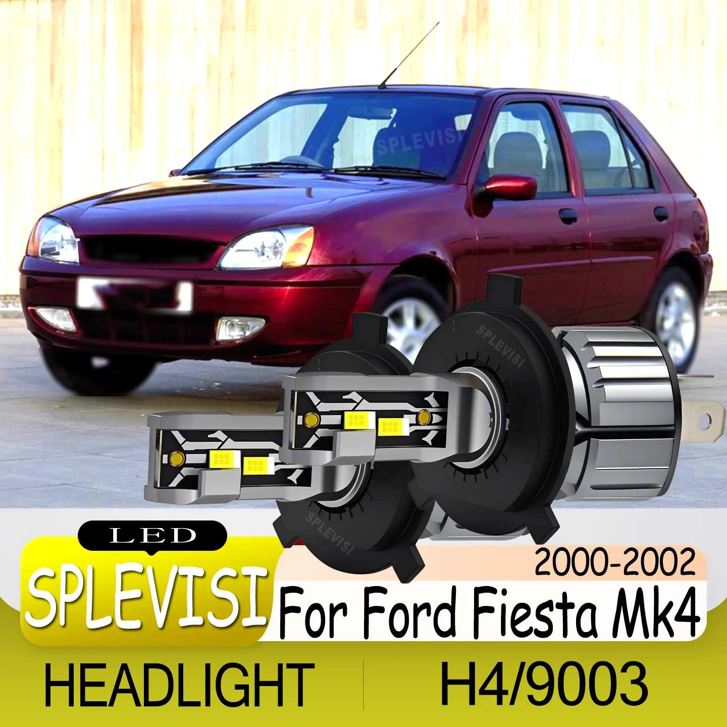 Quality Assurance Longer Lifespan Quiet Operation Enhanced Visibility reliable LED Headlight For Ford Fiesta Mk4 2000 2001 2002