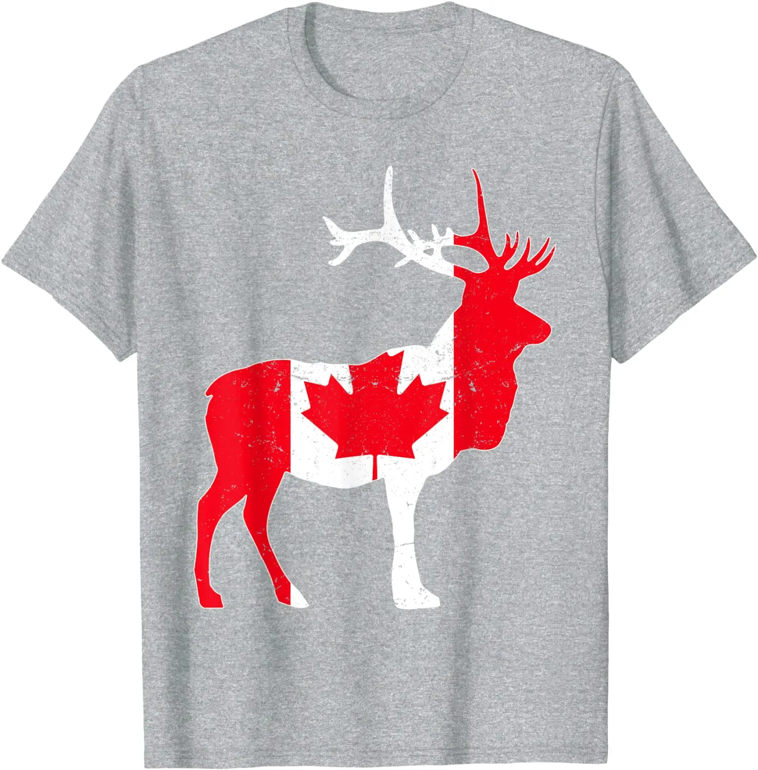 Moose Canada Elk Proud Canadian Citizen Flag Gift T-Shirt. Premium Cotton Short Sleeve O-Neck Mens T Shirt New S-3XL