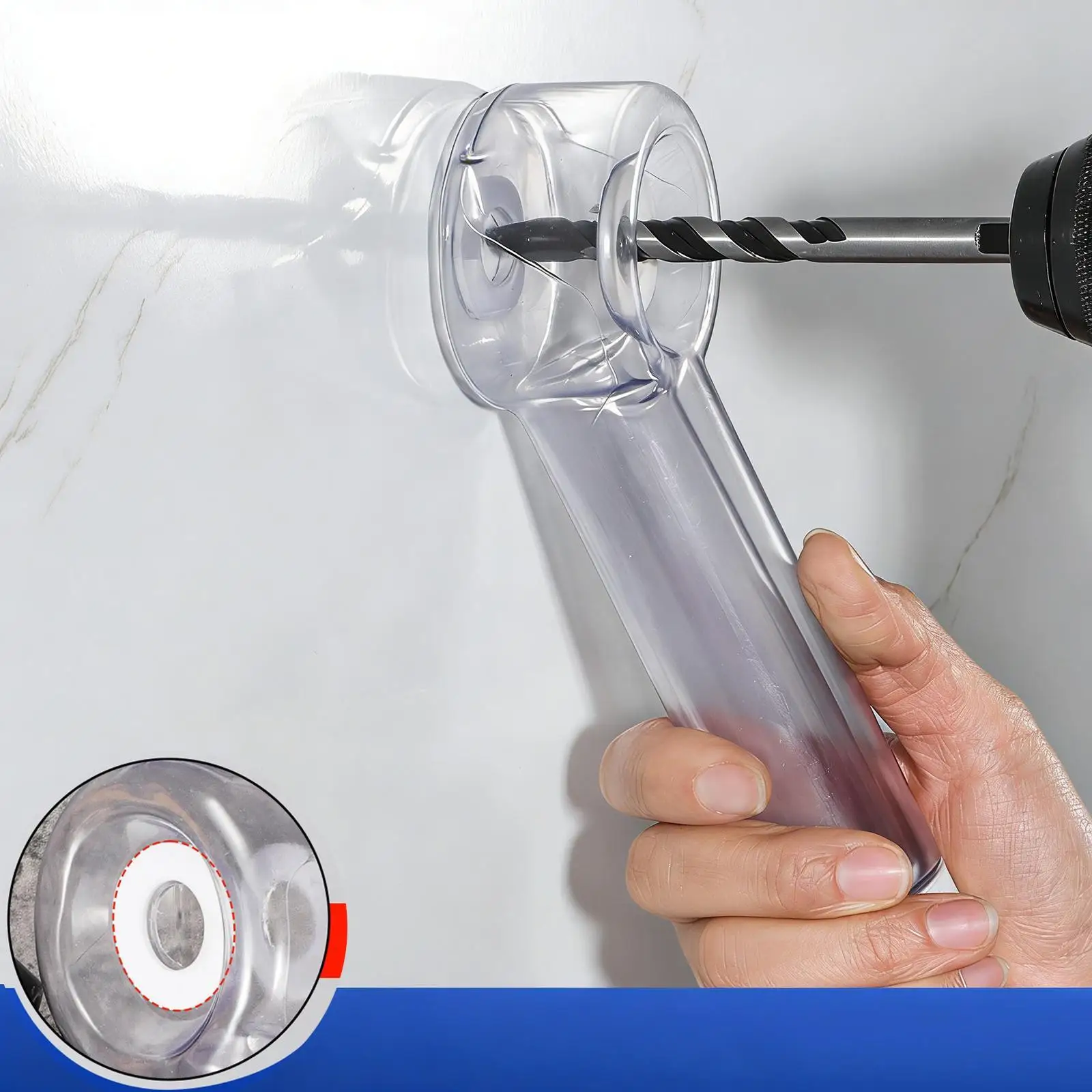 Drill Dust Cover Collector Accessory Easily Install Professional Professional Replacement Home Improvement Tool Dust Cover