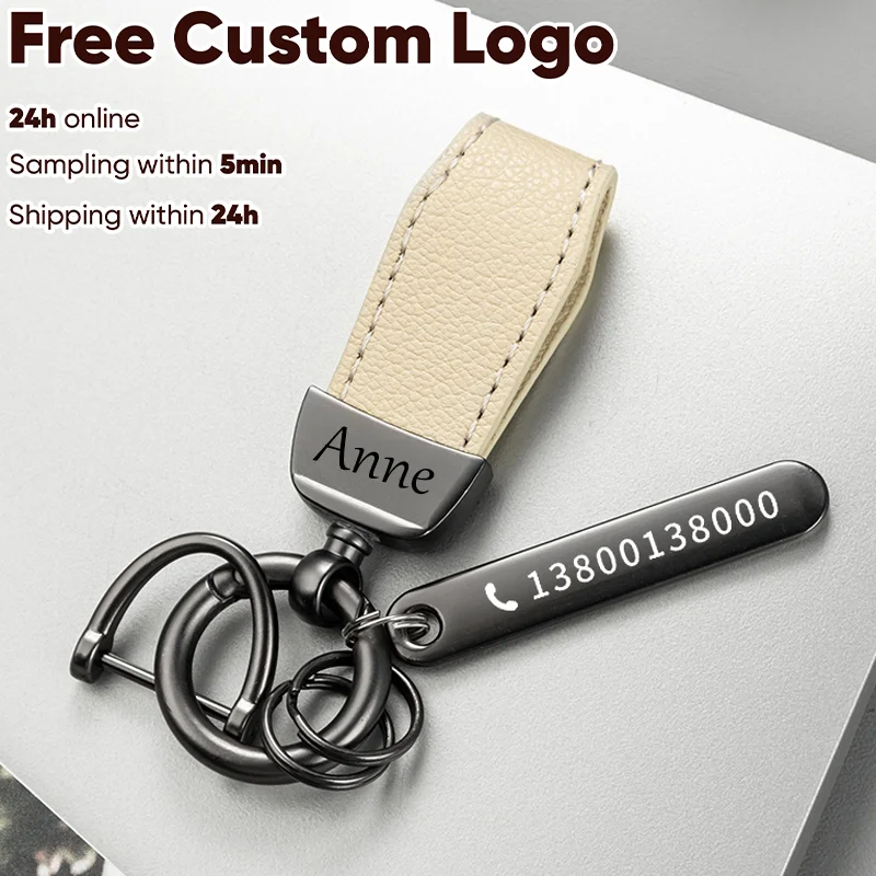 1 шт., бесплатные персонализированные брелки с лазерной гравировкой логотипа, титановый брелок для ключей, индивидуальный для номера телефона, имя, автомобильный брелок, подарки
