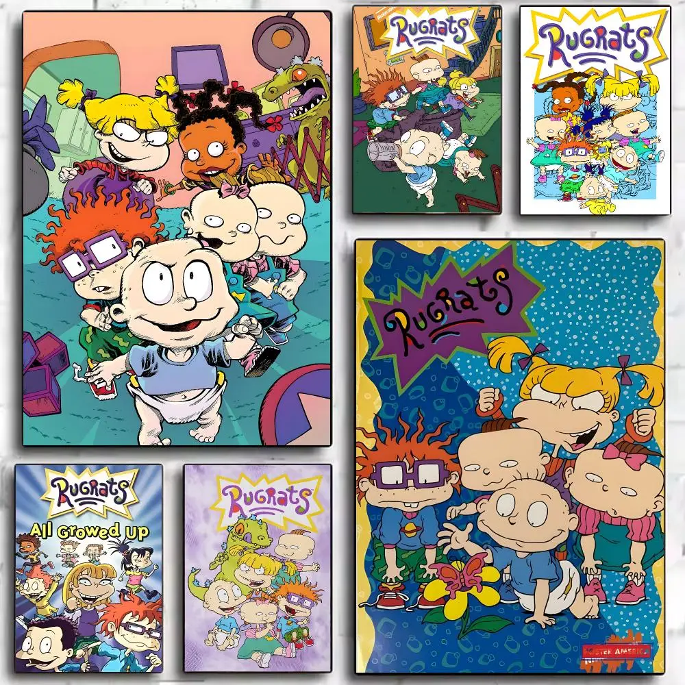 Classic Animation R-rugrats Poster Modern Wall Decor Collection for Home Design