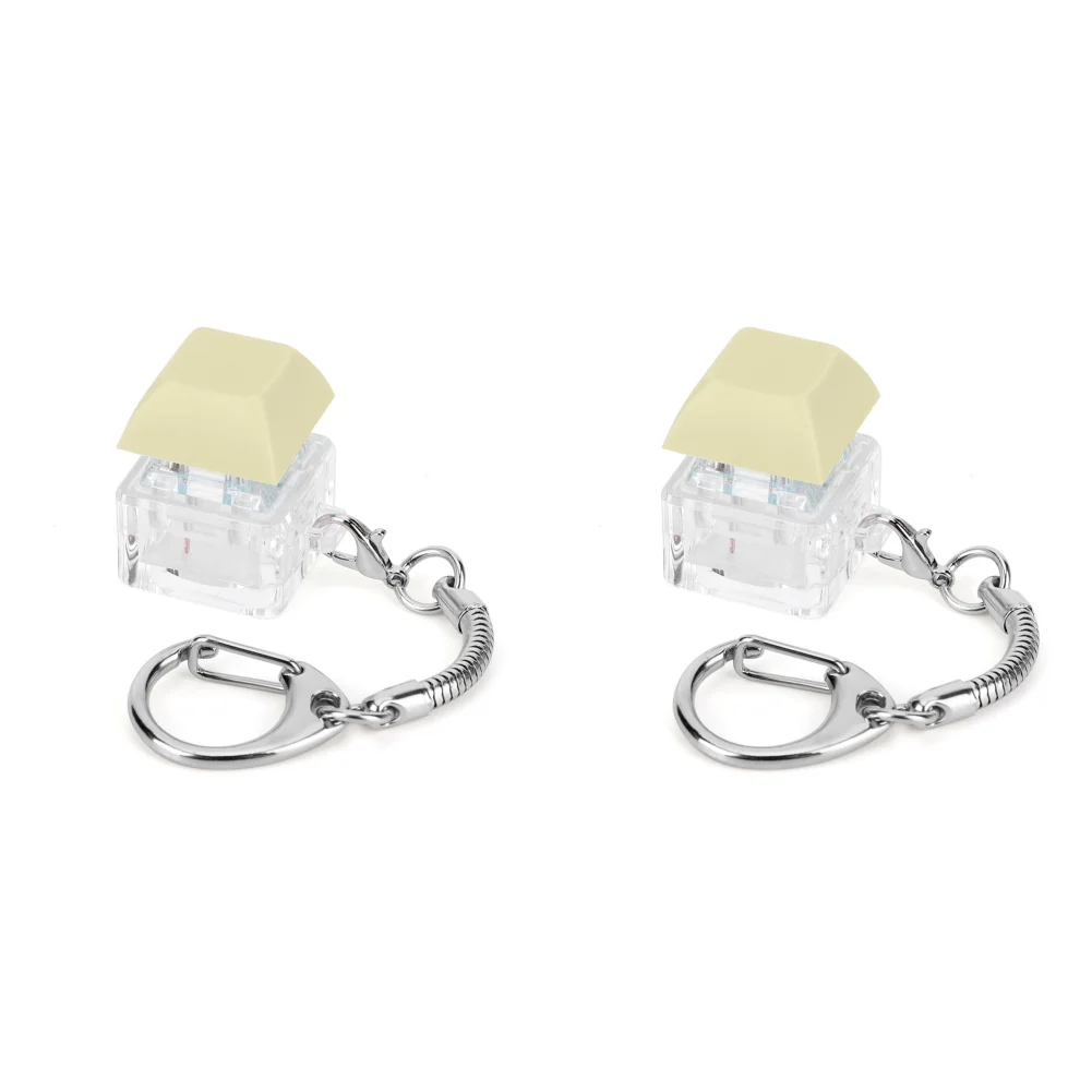 لوحة المفاتيح فيدجيت سلسلة المفاتيح الضغط على زر هدايا تخفيف التوتر (أصفر) #1