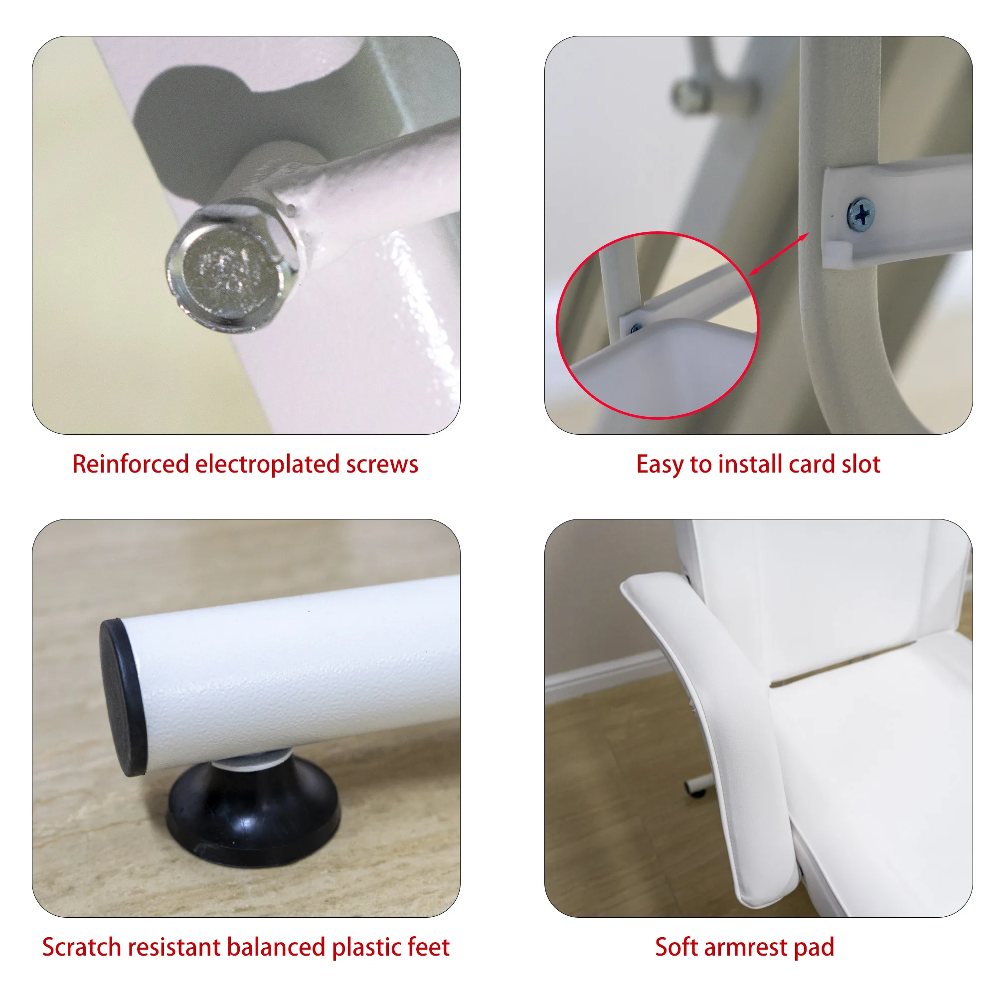 Union Win المنزلية تدليك الوجه صالون السرير كرسي كامل الجسم طاولة التدليك الكهربائية شقة الكذب الجمال لاش سرير العمل سرير تدليك #4