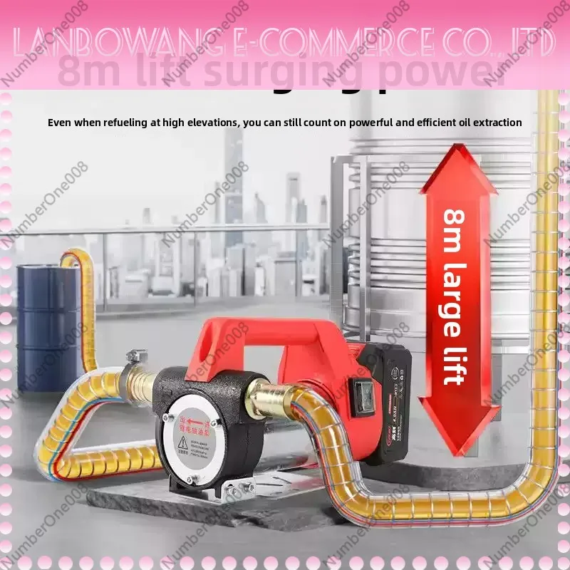 Durable Electric Oil Pump 12V24V220V Positive and Reverse Rotation Large and Small Self-priming Pump Large Flow Convenient Elect