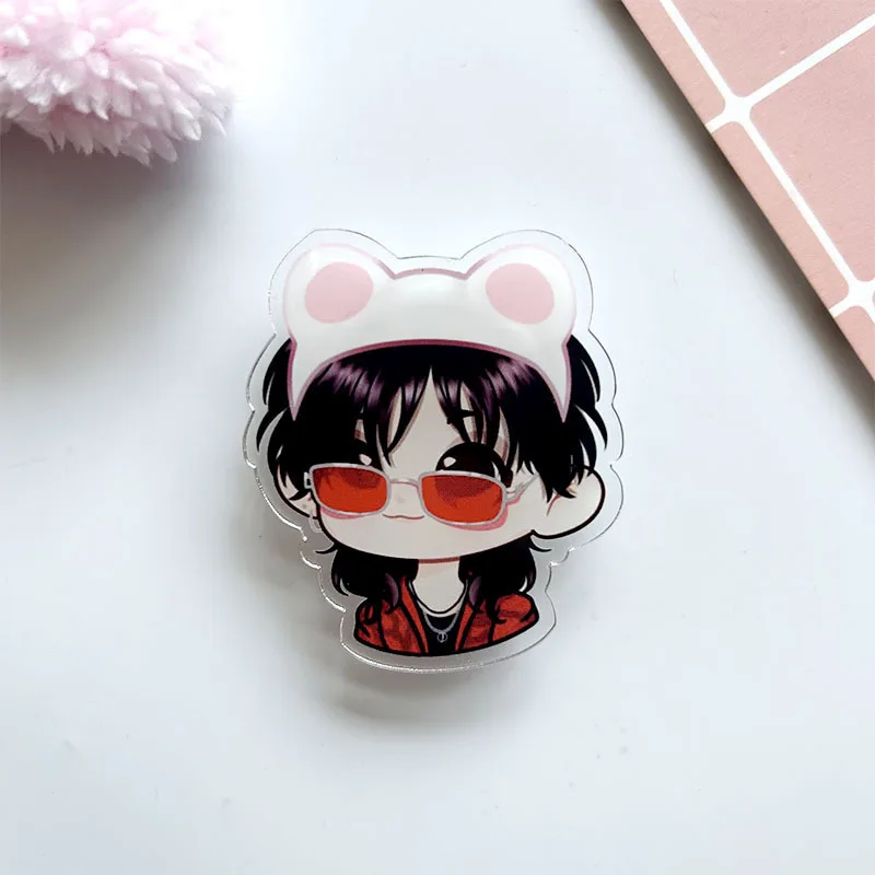 New Straykids Cartoon Acrylic Double sided Stand up SKZoo Desktop Ornament Accessories Star Surrounding Fans Gifts