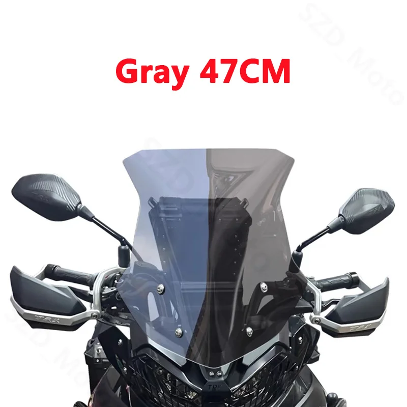 For Benelli TRK702 TRK702X TRK 702 702X High Quality Motorcycle Windshield Windscreens Wind Deflectors Front Glass Transparent