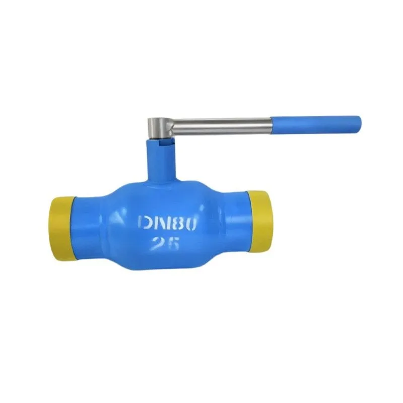 Q61F-16/25 Butt Weld Ball Valve Lever Turbine Operated Heating Pipeline Valve For Thermal Heating System