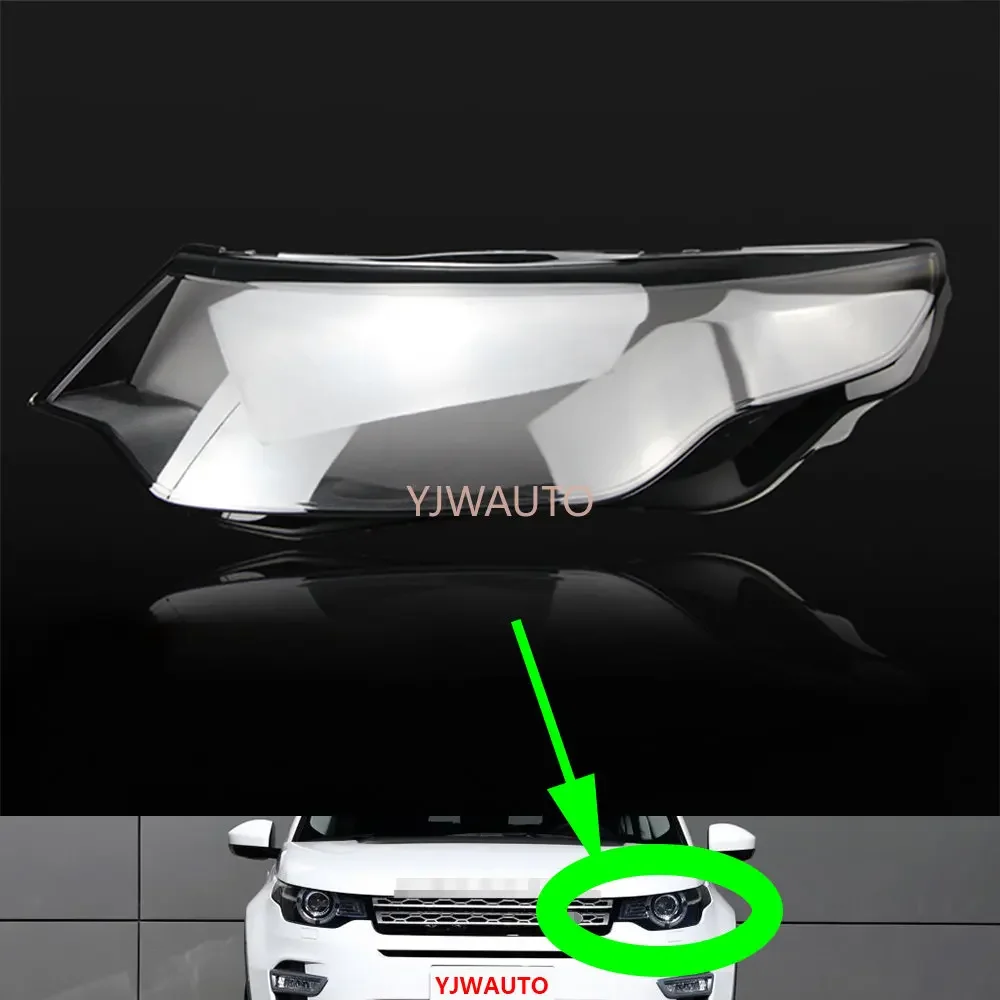 For Land Rover Discovery Sport Freelander 2015 2016 2017 2018 Headlight Cover Car Headlamp Lens  Glass Auto Shell