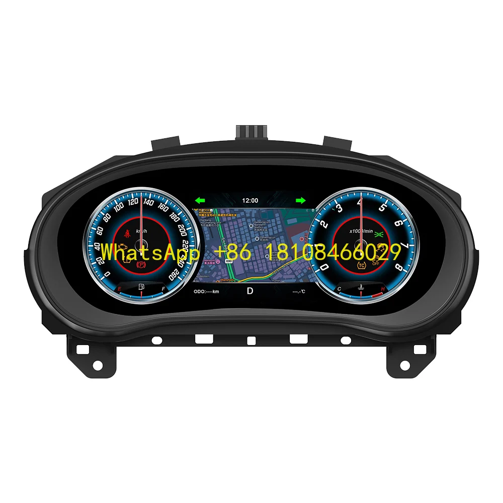 

12.3'' Car Speedometer LCD Digital Cluster LCD Instrument Virtual Cockpit Odometer for Buick Regal 2009-2015