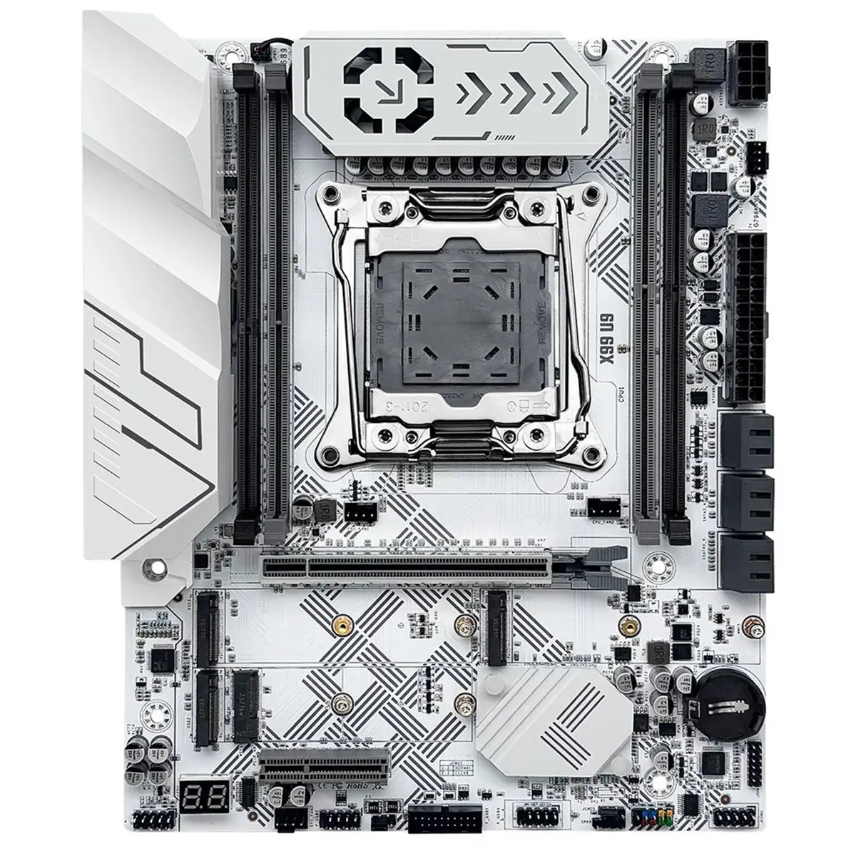 X99 U9 Motherboard LGA 2011-3 C612 Support TPM2.0 4 Channels DDR4 Memory NVME M.2 USB3.0 for Xeon E5 2630 V4 CPU - view 5