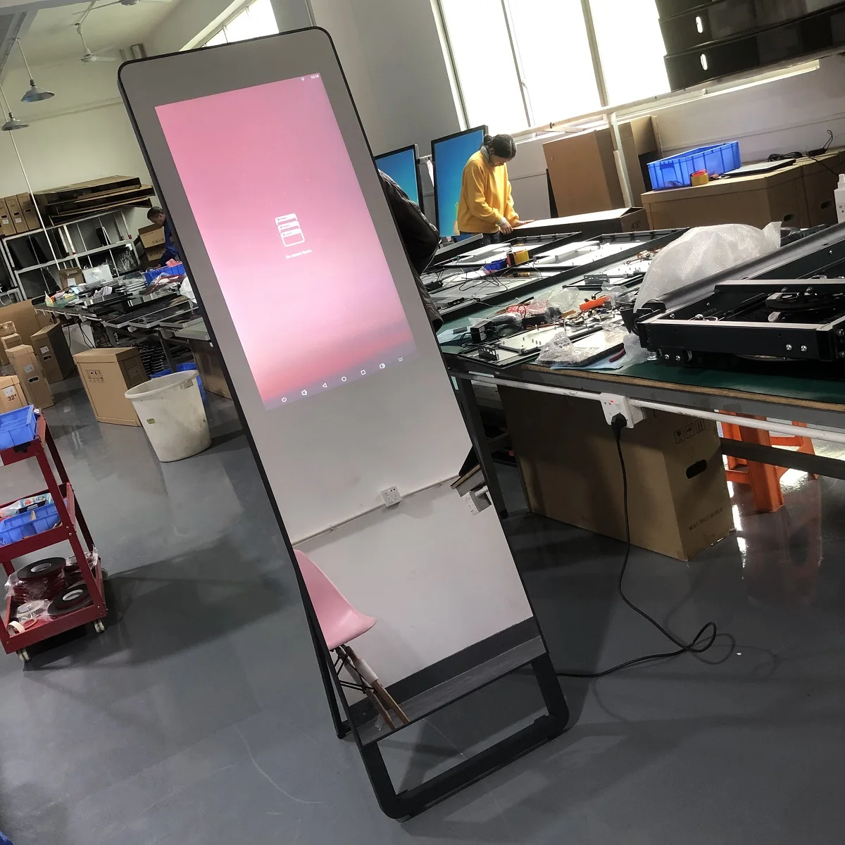 Interactive Workout Smart Fitness Mirror Touch Screen Magic Mirror With APP