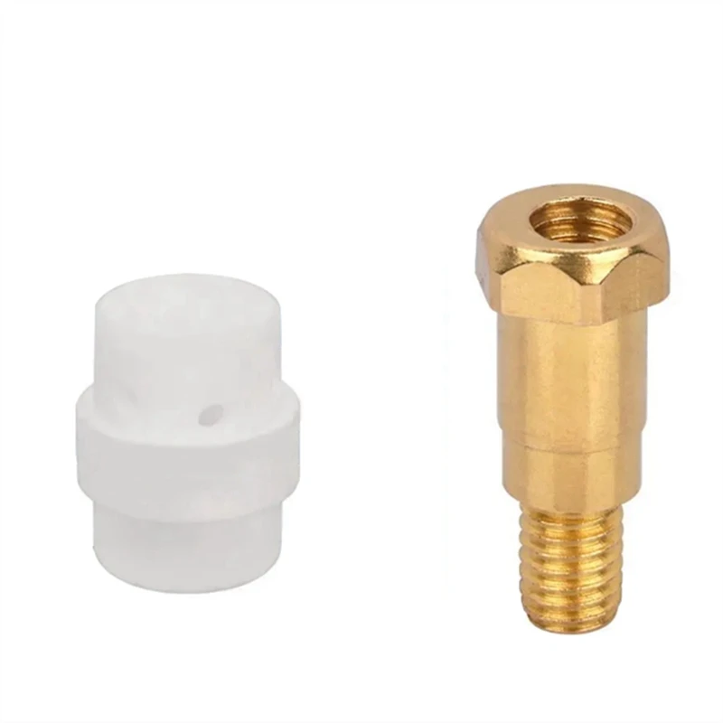 ABNO-5Pcs 24KD nosel pelindung lapisan 1.0Mm obor Gas MIG pegangan ujung nosel dari 24KD obor las MIG