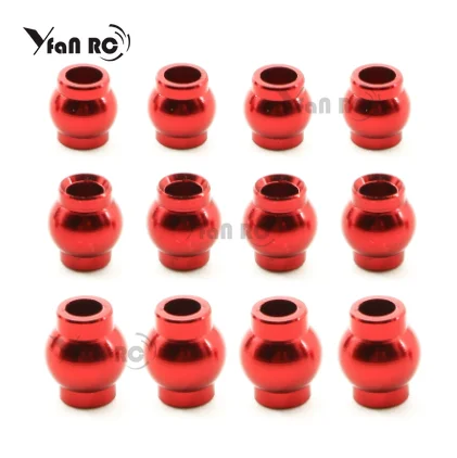 Complete 16pcs Aluminum Alloy Pivot Ball Head Set for Arrma 1/18 Granite Grom RC Car Upgrade Parts Accessories