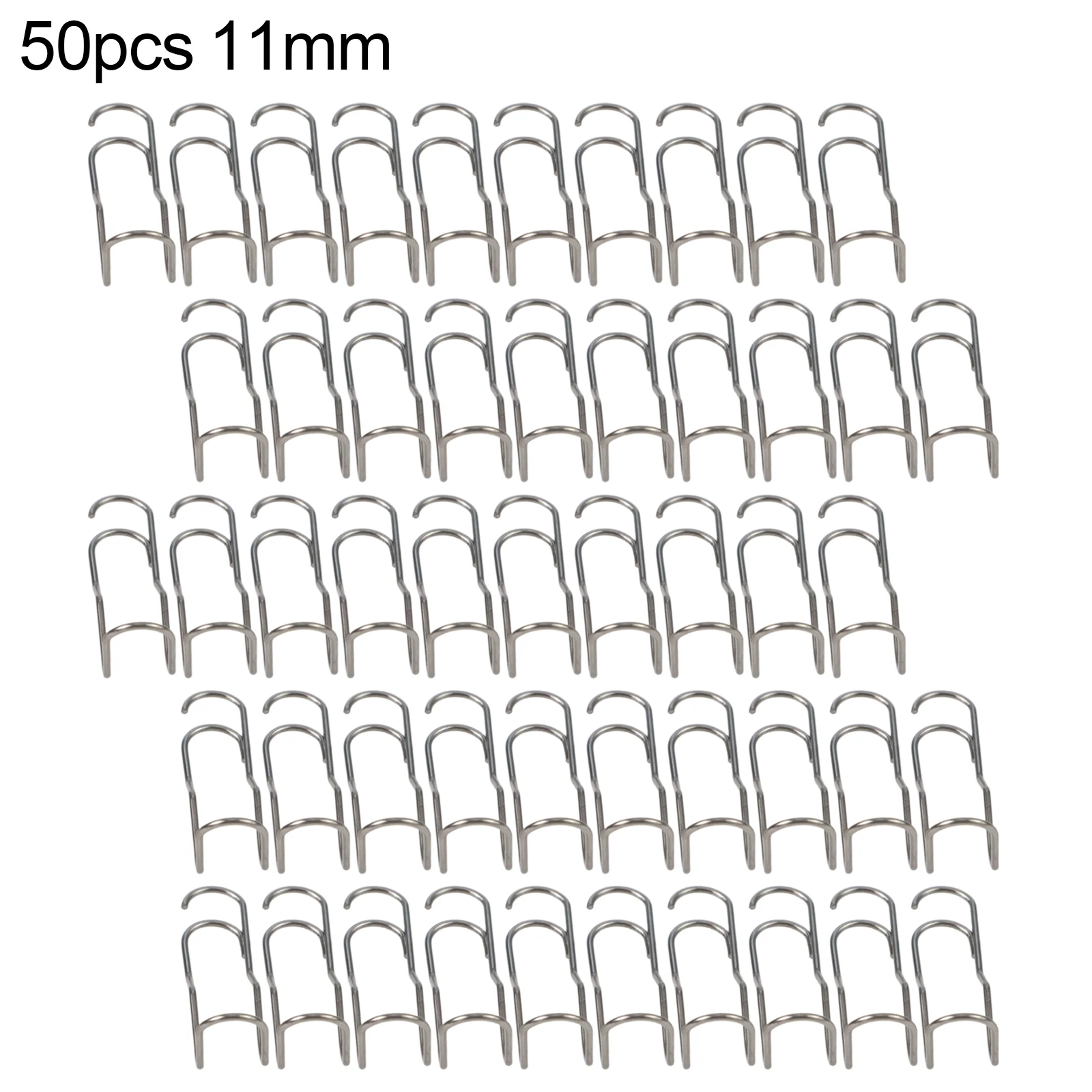 50 pcs Plant Connection Buckles for Trellis Sturdy Metal Clips for Reliable Plant Support in Various Gardening Arrangements