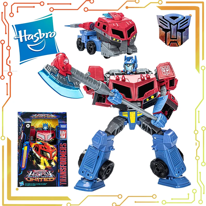 18cm hasbro optimus prime transformadores original caixa montagem anime gamefigure modelo de ação decoração boneca presente brinquedo