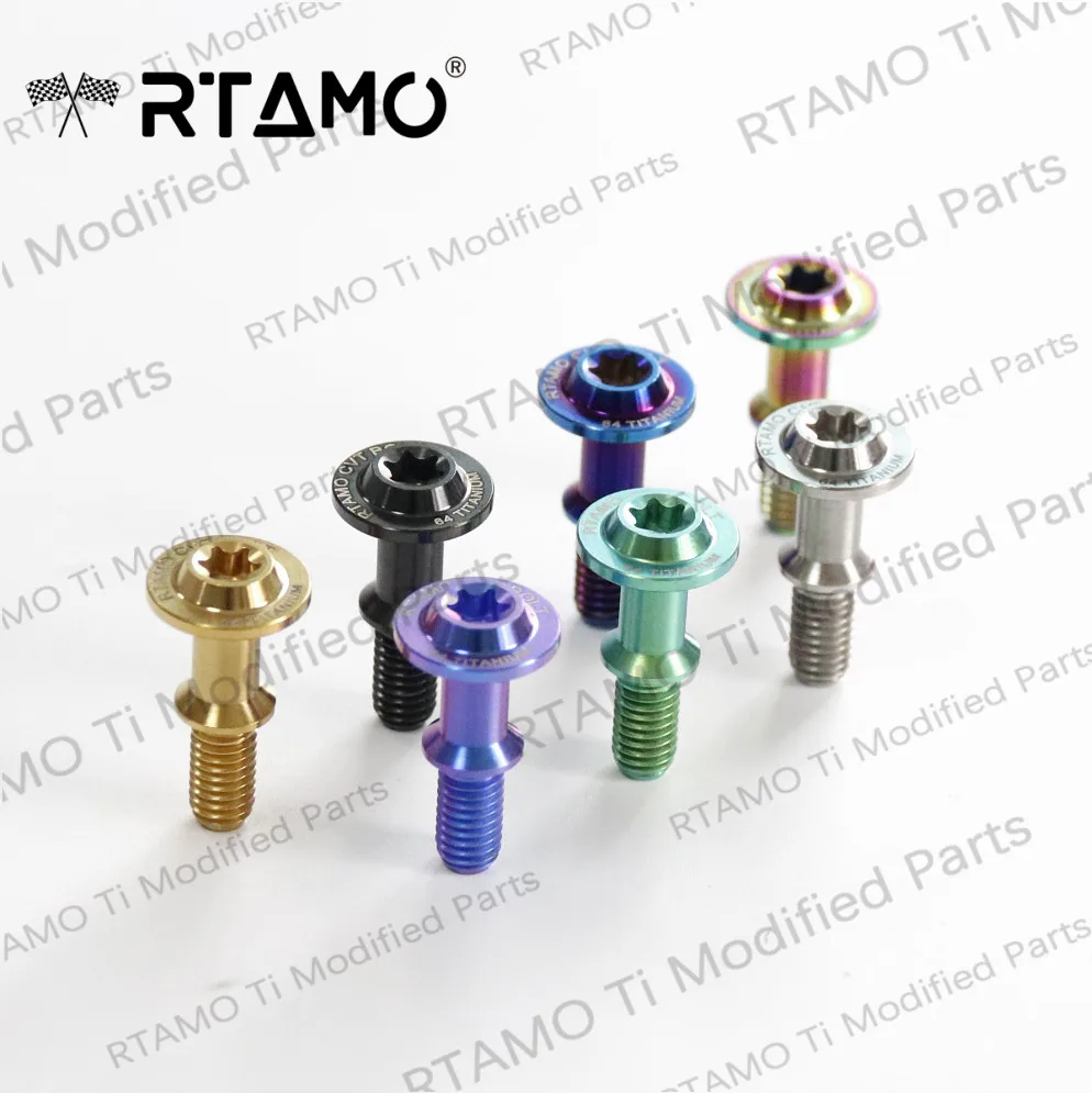 RTAMO Titanium Alloy CVT Bolts with Rubber Sleeve for XMAX NMAX AEROX155