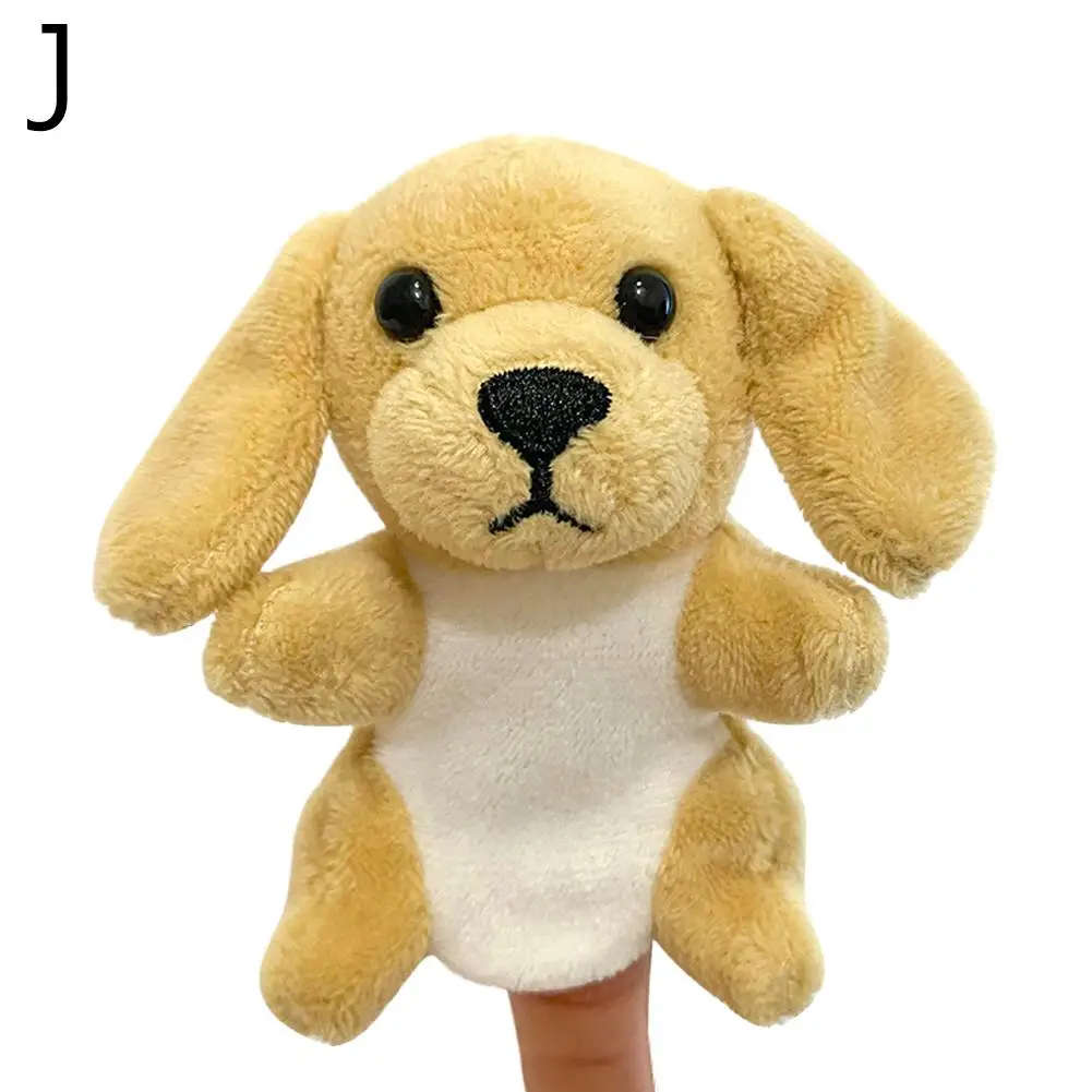 9cm kawaii crianças educacional educação precoce animal jogar fazenda papel brinquedo filhote de cachorro do jardim de infância fantoche dedo boneca coelho ne q0y8