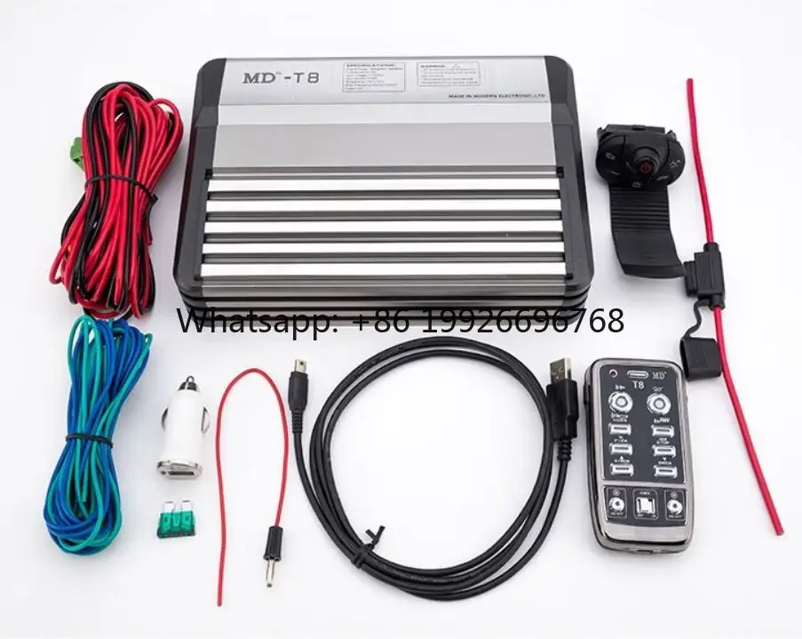 400W Siren Car Siren Sirena Ambulancia Emergency Vehicle Electronic Ambulance Firefighter Siren Alarm Amplifier