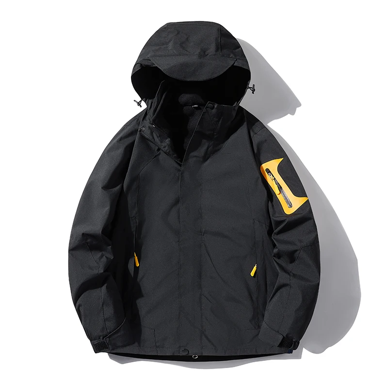 

High Quality Outdoor Couple's Three in One Assault Jacket Warm Windproof Waterproof Hiking Jacket Soft Shell Men Women Jackets