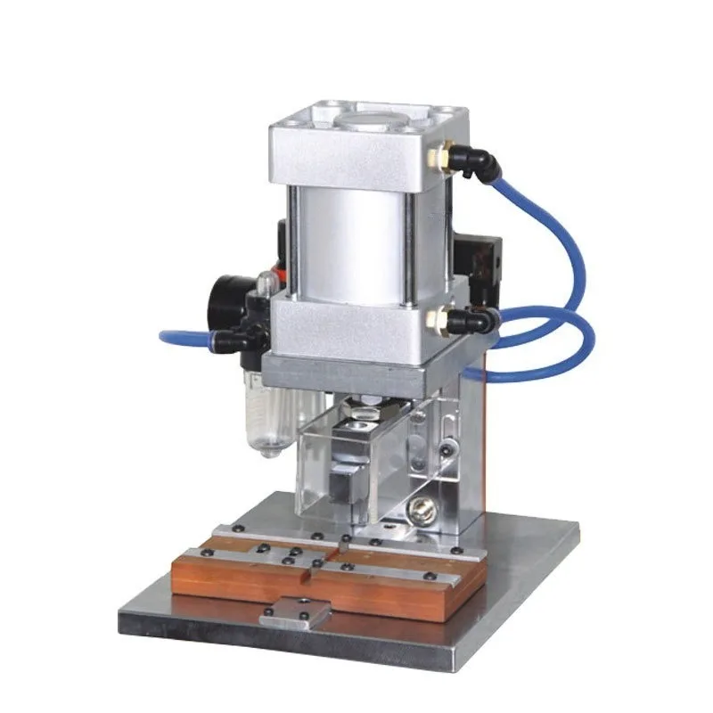 Máquina de Crimpagem Pneumática Semiautomática para Fios e Cabos 4P 8P 30P, Equipamento de Prensagem de Terminais, Prensa para Conectores IDC de Fio Plano