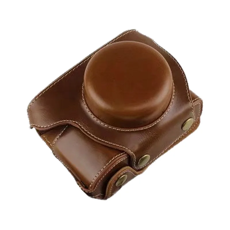 Luxury PU Leather Camera Case For Olympus EPL9 E-PL9 EPL10 E-PL10 Camera Bag Cover With Battery Opening