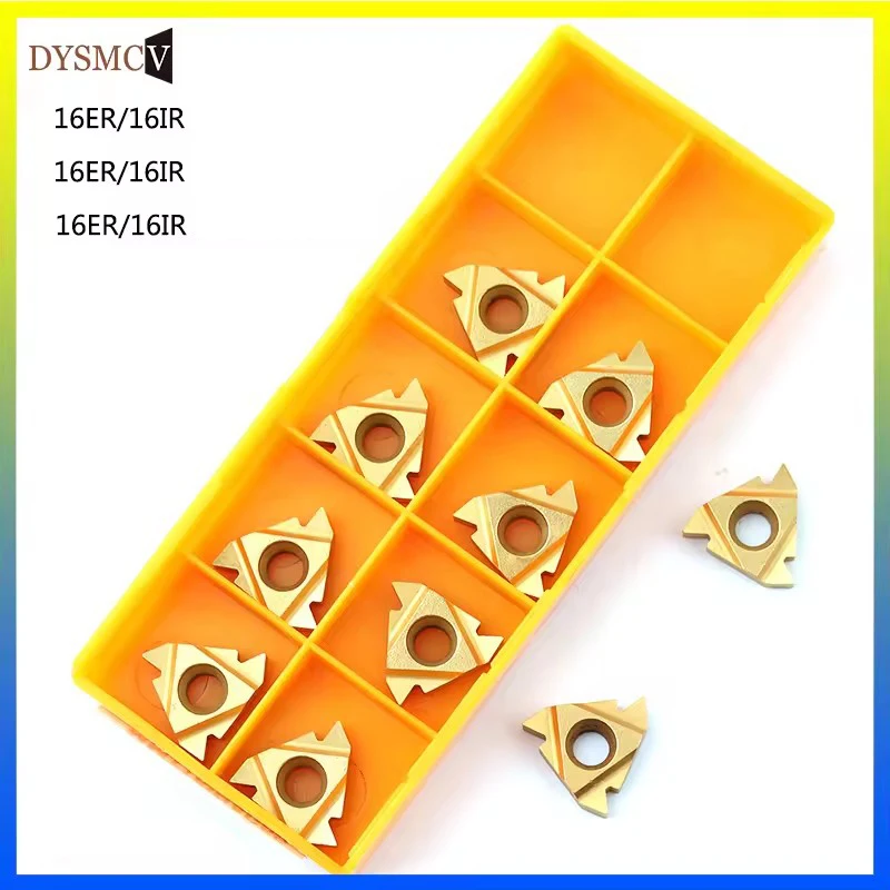 10 pz 16IR 16ER AG55 VP15TF UE6020 US735 utensile per tornitura filettatura lama in metallo duro tornio CNC filettatura scanalata muslim16 irag55