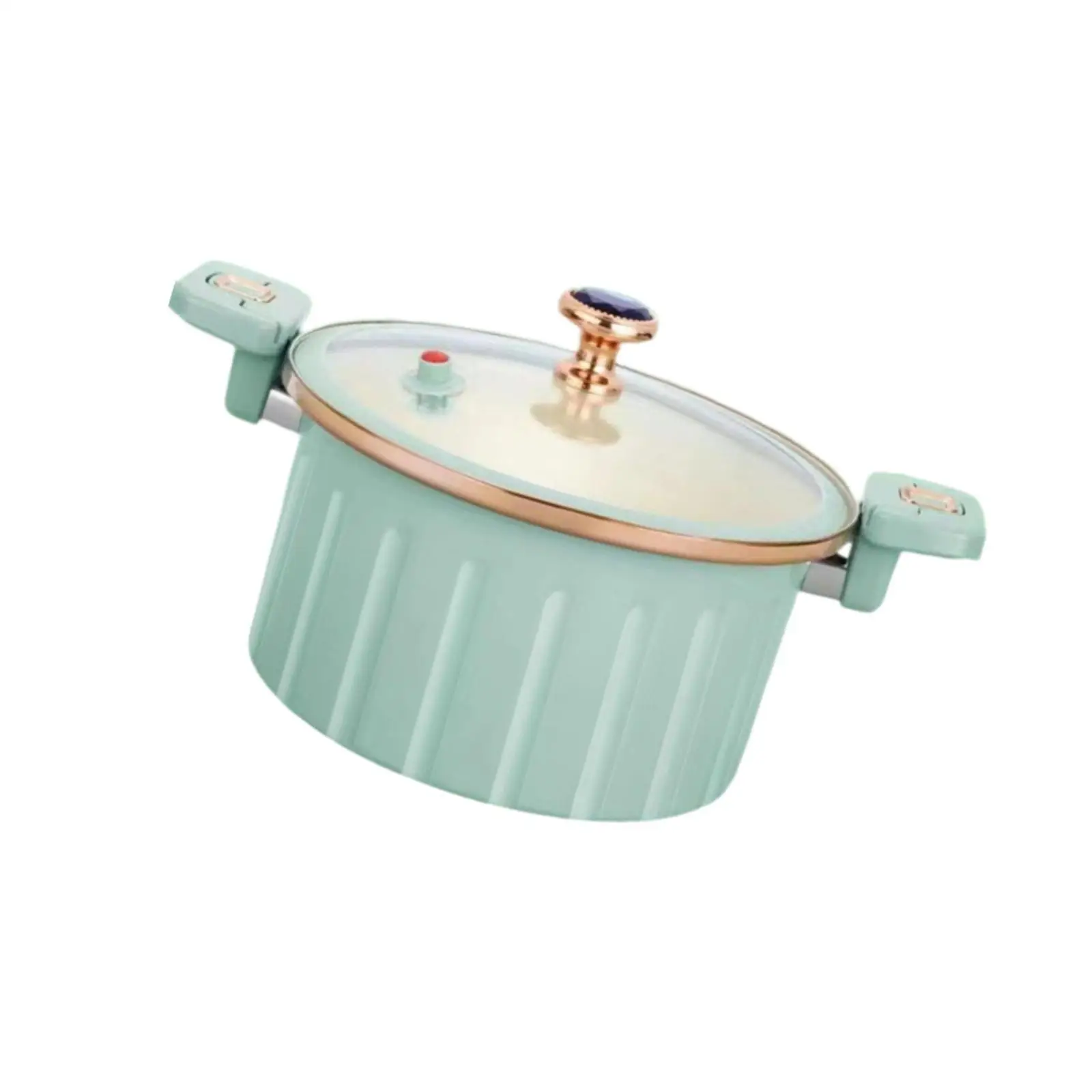 Micro Pressure Pot Cooking Pot 10L Heat Resistant for Gas Induction Stew Pot