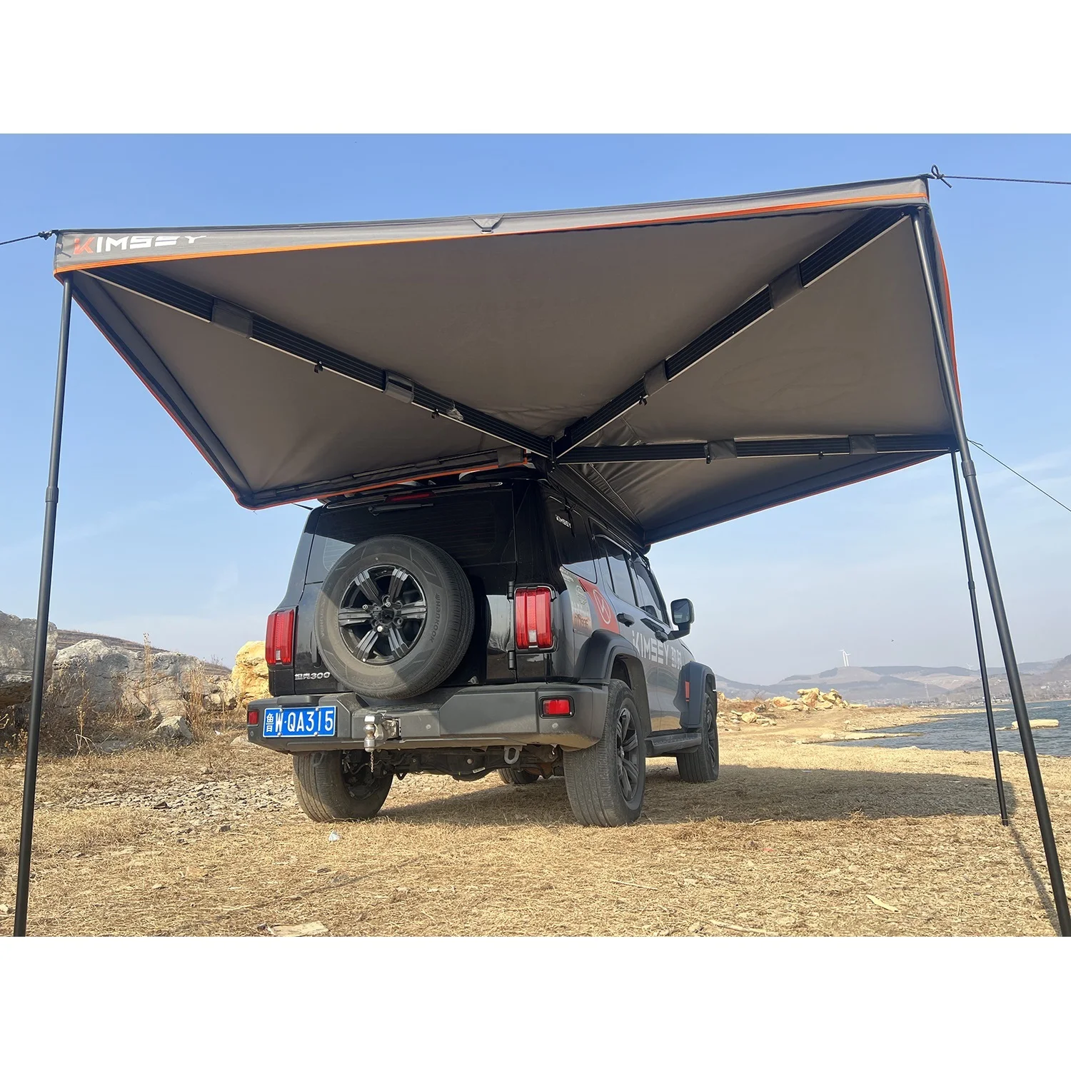 

Customized 4x4 4wd Aluminum Shell 270 Degree Awning Tent 4wd Overland