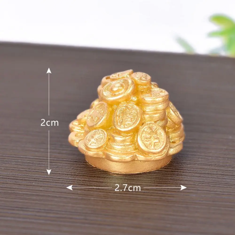 Resin DIY Ornaments Decoration Crafts Wealth Rolling Home Decor Small Ornament Auspicious Ornaments Fortune Trinkets Figurine
