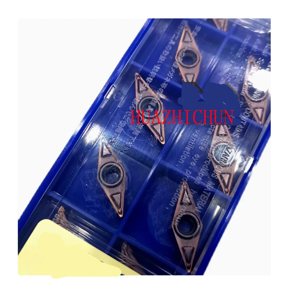 

HUAZHICHUN VBMT110304N-SU AC530U VBMT110302N-SU Nc Bawang blade pentagram blade cutting slot Cut blade Bawang slot blade