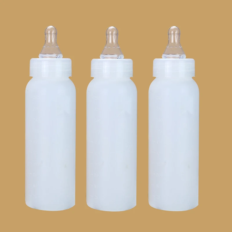 250ml Sheep Milk Bottle Lamb Feeding Bottle Animal Husbandry Animal Feeding Bottle Small Animal Lamb Feeding Nipple Milk Cap