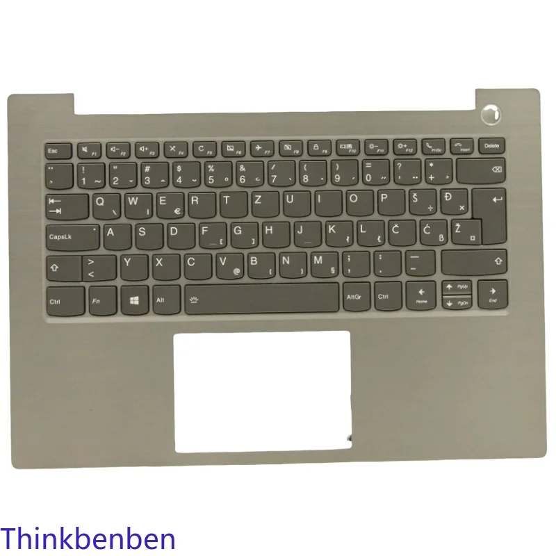 SI Slovenian Mineral Gray Keyboard Upper Case Palmrest Shell Cover For Lenovo ThinkBook 14 14IML 14IIL 5CB0W44365