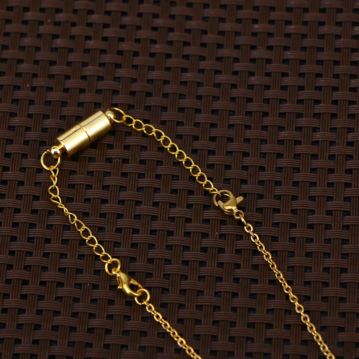 

10Pcs Magnetic Necklace Extenders Stainless Steel Jewelry Extenders Lobster Clasp Links for Bracelets Anklets Easy Install