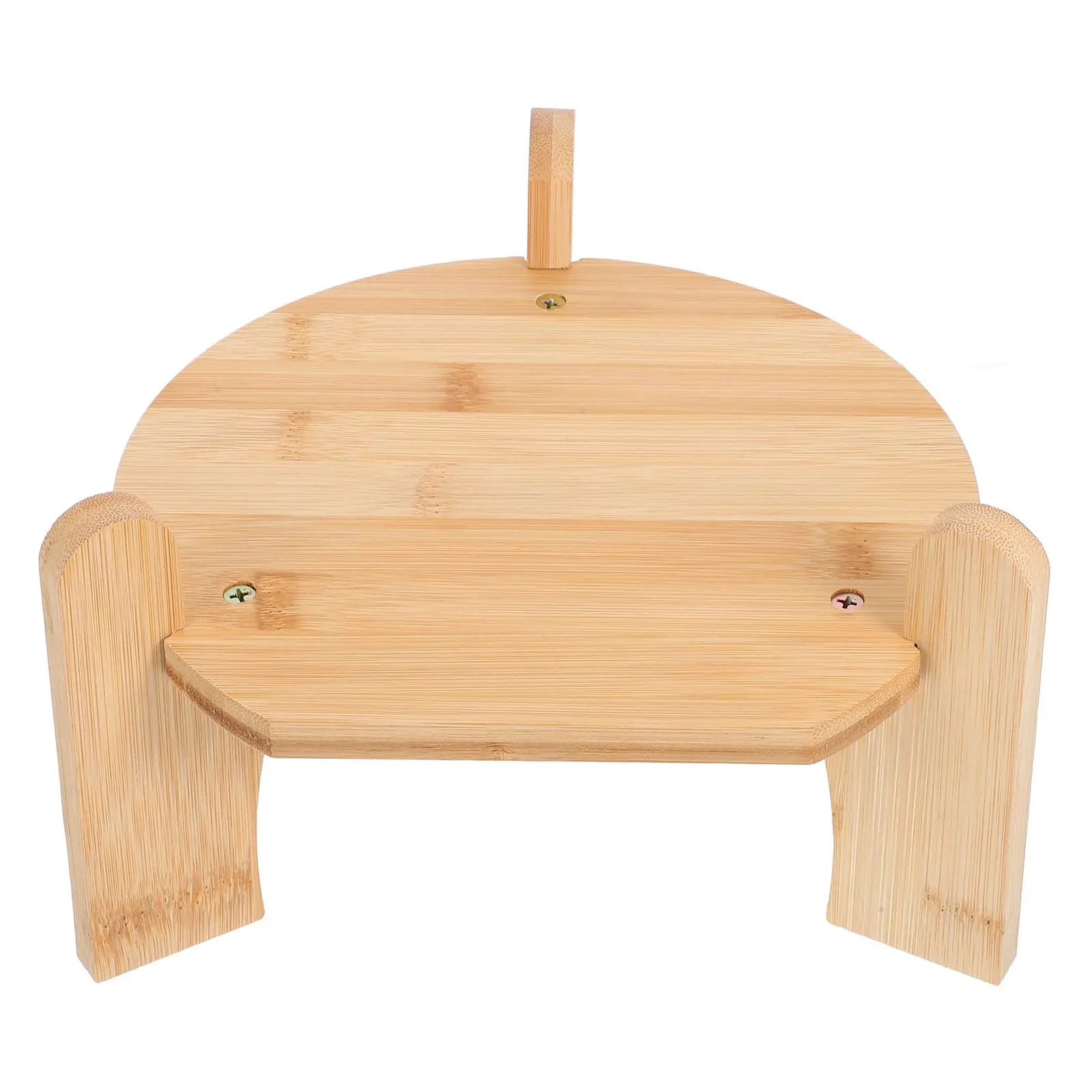 Beverage Dispenser Stand Water Bottle Holder Countertop Lemonade Jug Drink Stable Party Tea Display Shelf Bamboo Wine