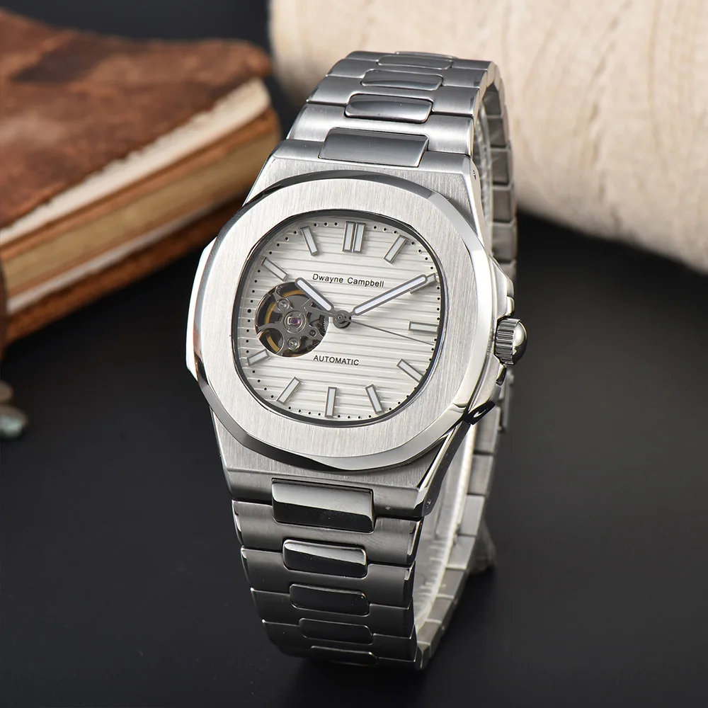 

Dwayne Campbell New Watches For Man NH38 Movement Sapphire Glass Green Luminous Stainless steel material Watch