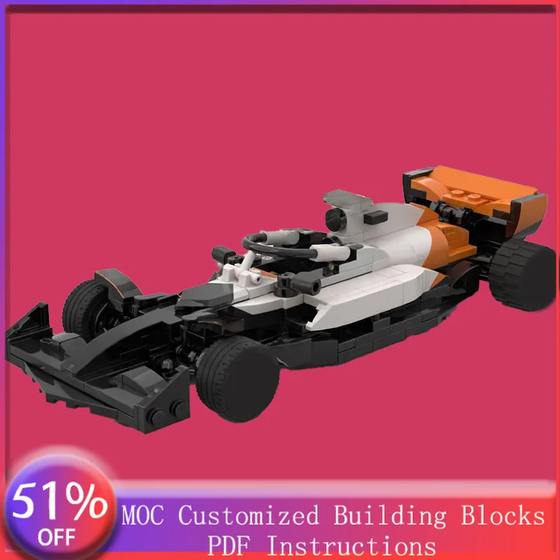307 PCS Racing Car aren 60 Monaco MOC Customize Modular Building Block Popular Educational Creative DIY Boys Festival Toy Gift