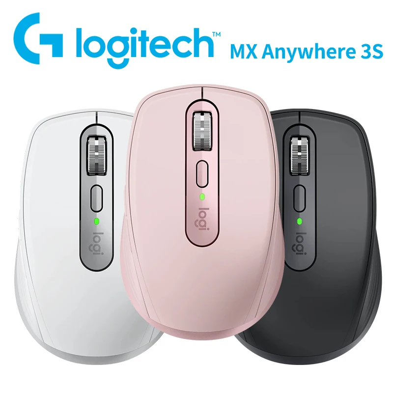 ماوس المكتب Logitech M350 POP Professional مدمج وهادئ ومريح للحمل ومريح للمس، مصمم خصيصًا