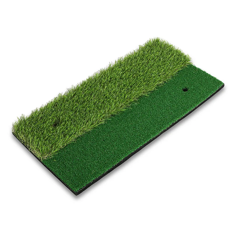 

30 * 60cm Golf Bicolor Long Short Grass Strike Pad Golf Practice Pad 2-in-1 Mini Strike Pad