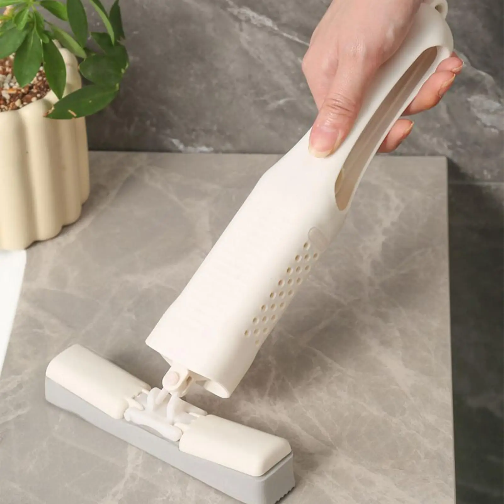 

Мини-ручная швабра, самовыжимающаяся тряпка для чистки пола, быстросохнущая щетка для чистки, бытовой инструмент для чистки ванной комнаты, кухни