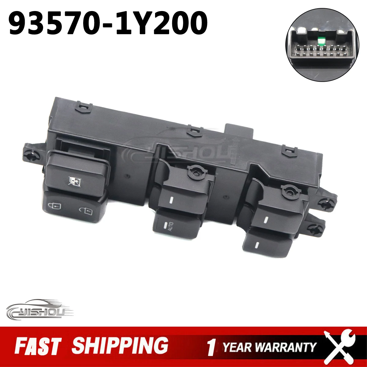 

Car 93570-1Y200 16 Pins Electric Power Master Window Control Switch Button Lock for Kia Picanto 2011 2012 2013 2014 2015 2016