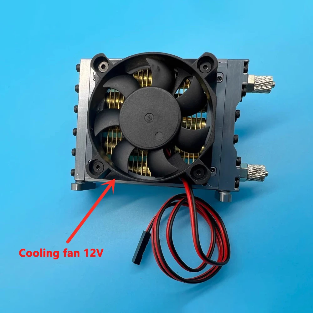 RC Hydraulic Model Radiator Hydraulic Model Accessories Hydraulic System Cooling Full Copper Heat Sink RC Hydraulic Radiator