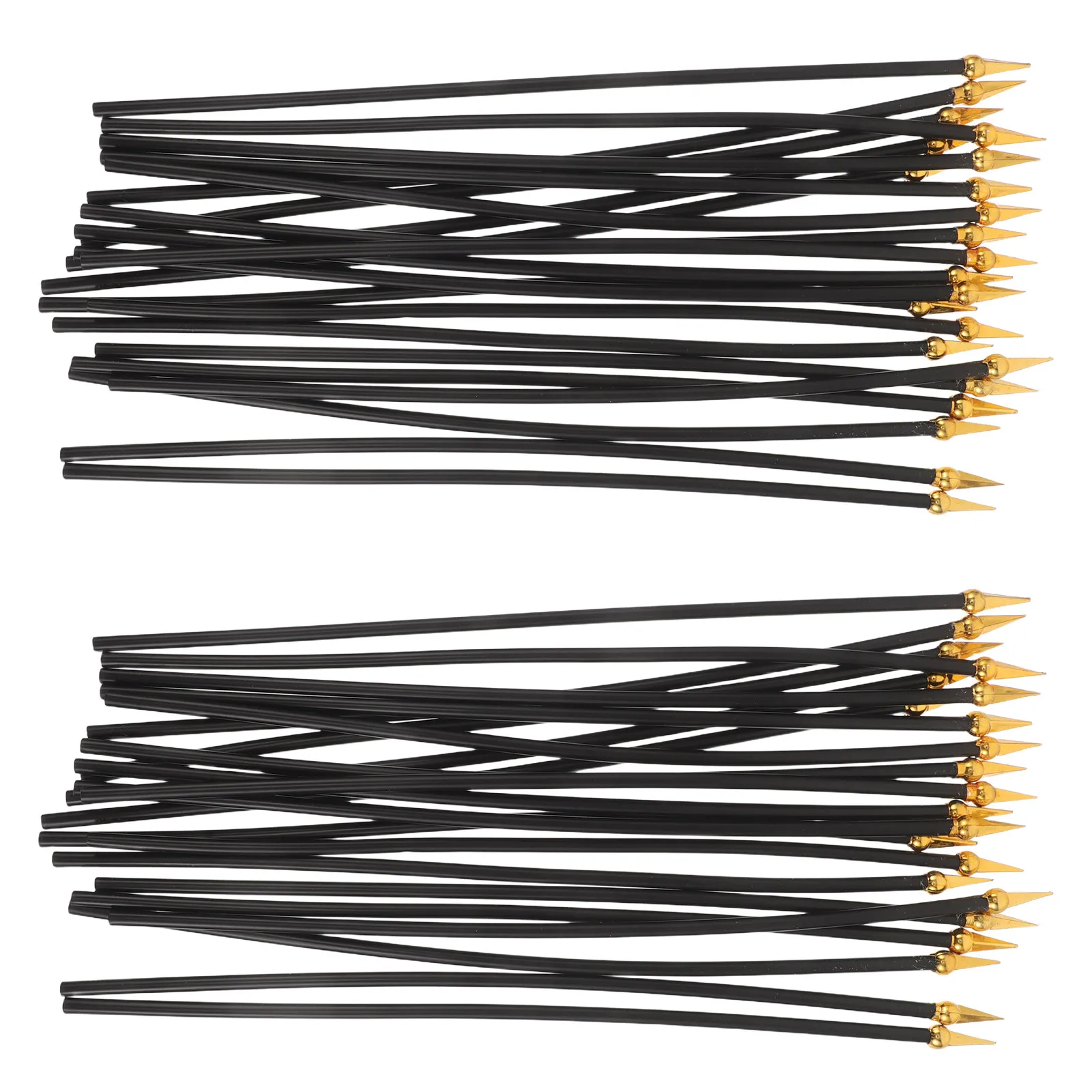 200Pcs Handheld Flag Poles Sturdy Solid Black Crank Portable Festival Outdoor Parade Rally Banner Pole Replacement Flagpole