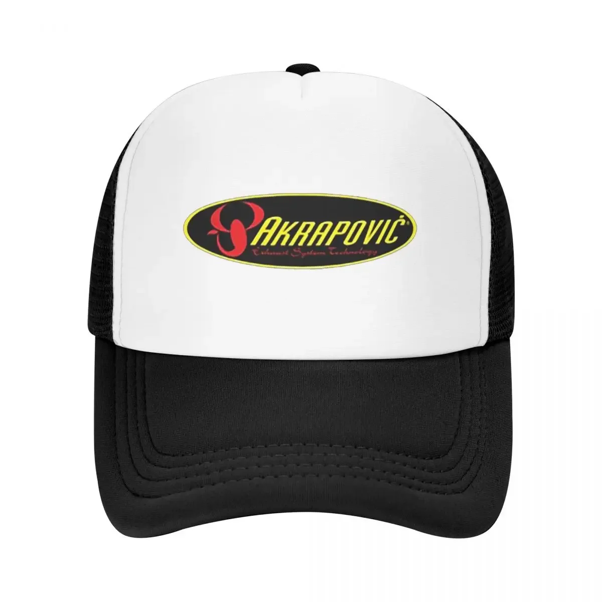 Akrapovics Logo AKS Motorcycle Exhaust Cap Fashion Casual Mesh Baseball Caps Adjustable Hat Hip Hop Summer Unisex Baseball Hats