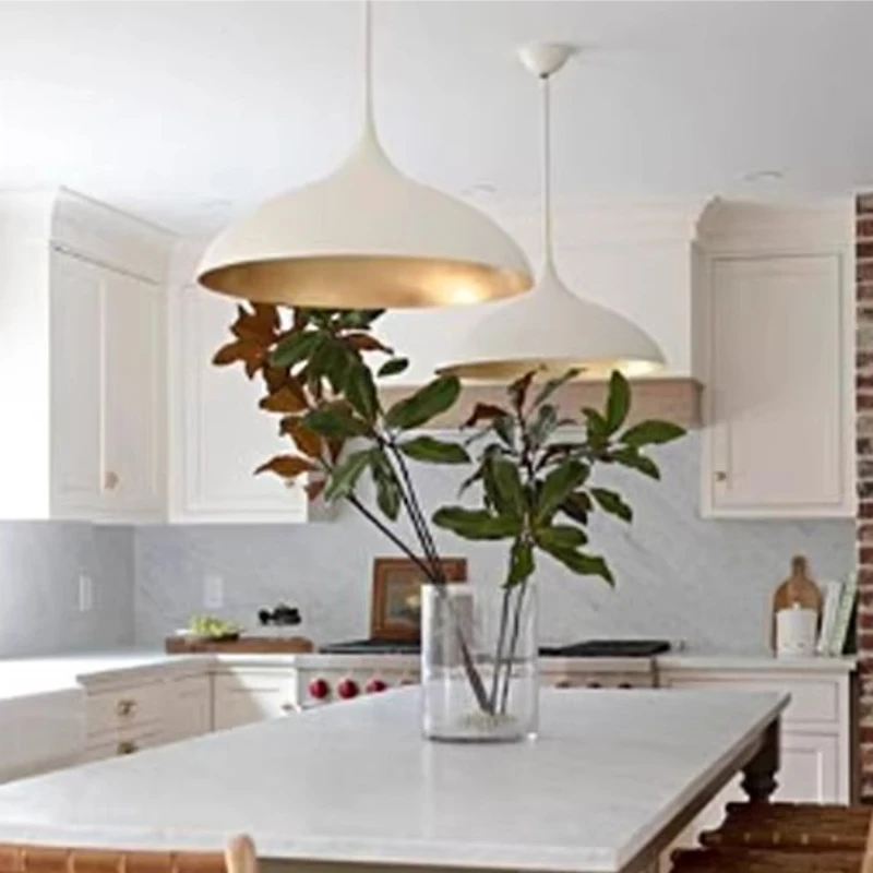 American Style Minimalist Taper Aluminium Ceiling Pendant Lights Moden Living Room Bedroom Restaurant Kitchen LED Hanging Lamps