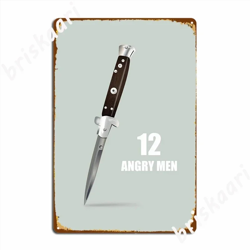 12 Angry Men Metal Sign Retro Garage Decoration Wall Wall Mural Tin Sign Posters