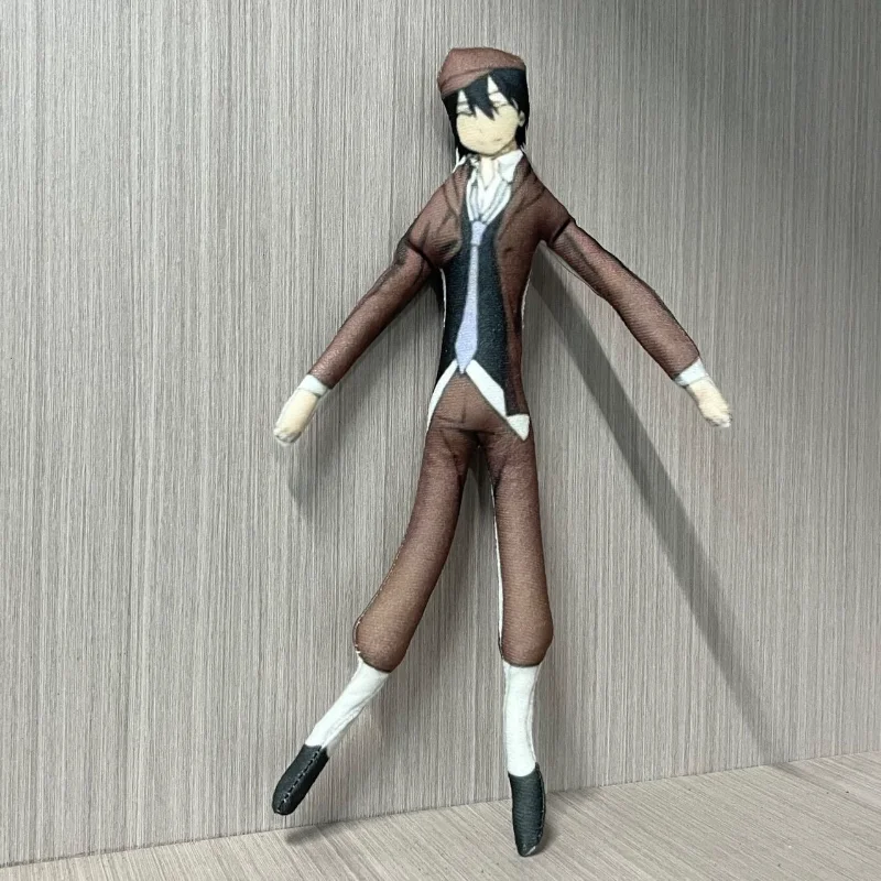 28cm Nakahara Chuuya Bungo Stray Dogs Plush Toy Anime Peripheral Stuffed Dolls Kawaii Dazai Osamu Twistable Shape Abstract Model