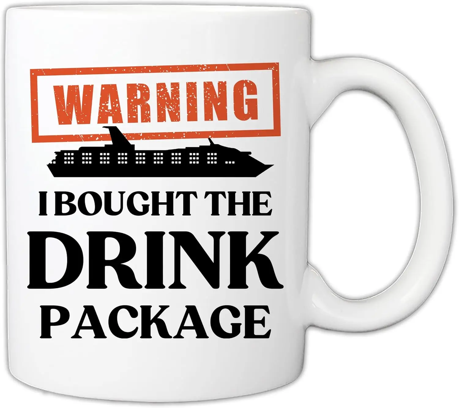 Gift For Cruise Lovers - Warning I Brought The Drink Package Family Vacation Cruise 11oz Mug